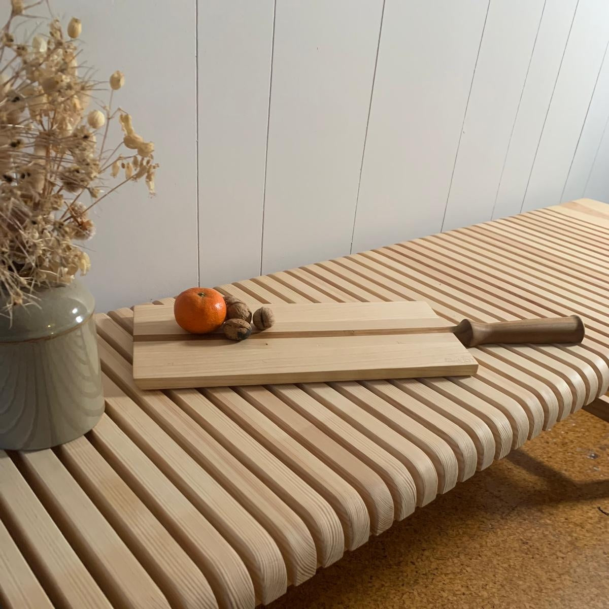 Schneidebrett - Teak/ Ahorn