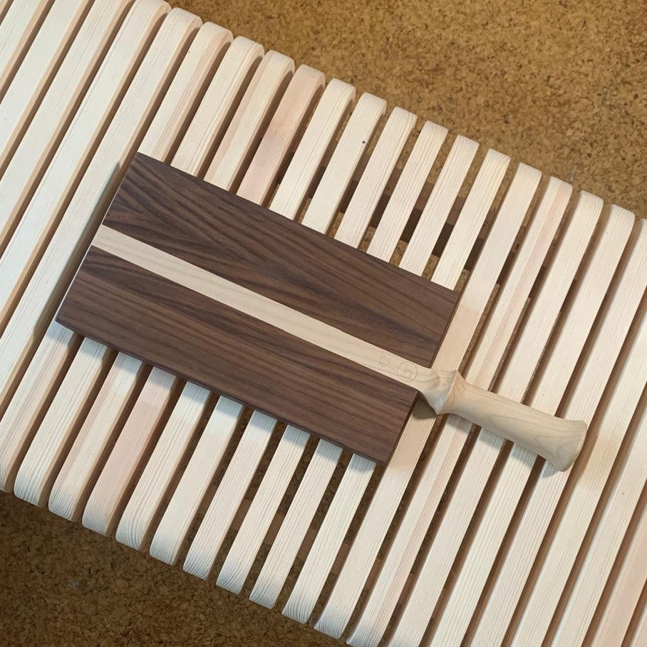 Schneidebrett - Ahorn/ Nussbaumm