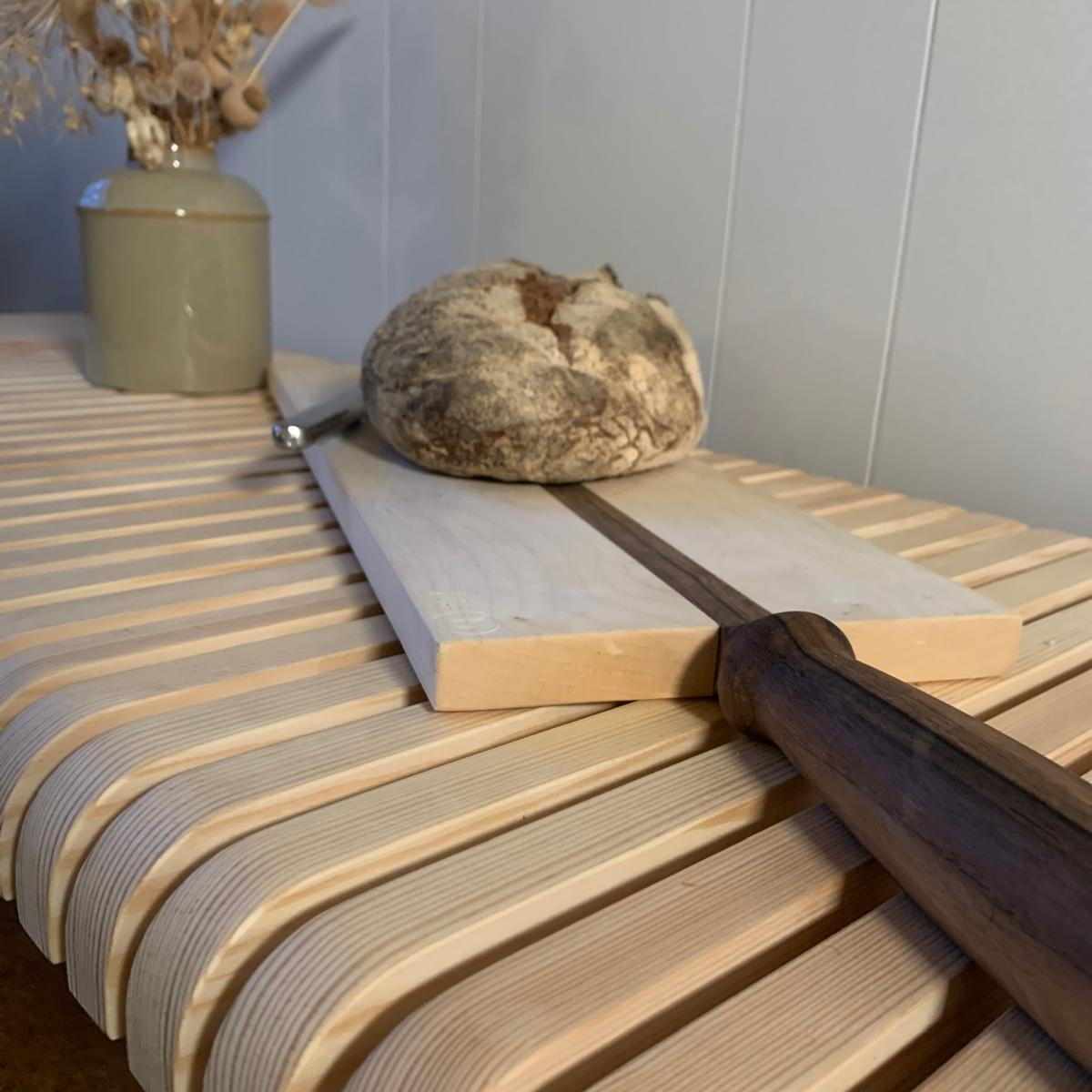 Schneidebrett Nussbaum/ Ahorn