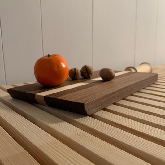 Schneidebrett - Ahorn/ Nussbaumm