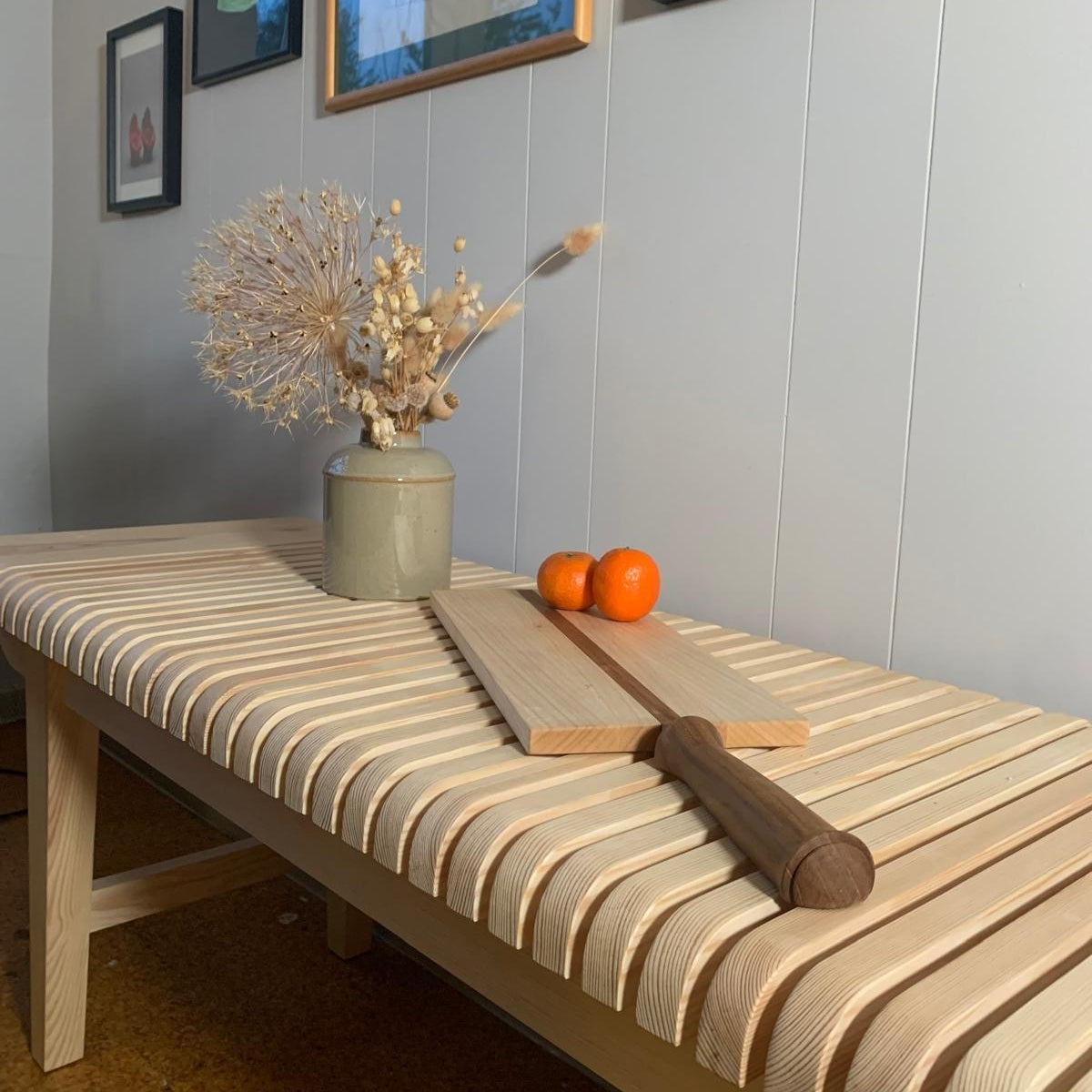 Schneidebrett - Teak/ Ahorn